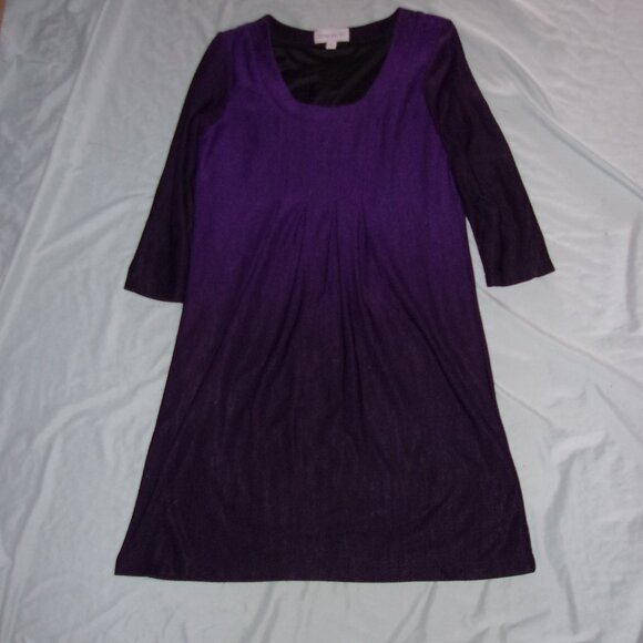 sweater dress ronni nicole womens size 8 purple long sleeve medium - Picture 2 of 5